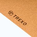 TREXO Yoga mat TPE cork 6 mm blue YM-C01N 3