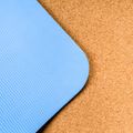 TREXO Yoga mat TPE cork 6 mm blue YM-C01N 4