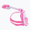 Children's full face mask for snorkelling AQUASTIC pink SMK-01R 6