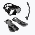 AQUASTIC Snorkelling Kit Black MSFA-01LC