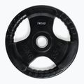 XTREXO black rubberised cast iron weight RW25 25 kg 3
