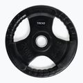 TREXO black rubberised cast iron weight RW20 20 kg 2