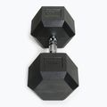 XTREXO Hex HXD250 rubberised dumbbell 25 kg 4