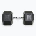 XTREXO Hex HXD250 rubberised dumbbell 25 kg 10