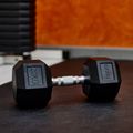 TREXO Hex HXD200 20 kg rubberised dumbbells 5