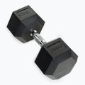 TREXO Hex HXD150 rubberised dumbbell 15 kg 2