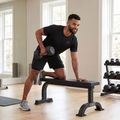 XTREXO Hex HXD150 rubberised dumbbell 15 kg 4