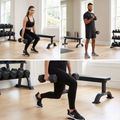 XTREXO Hex HXD150 rubberised dumbbell 15 kg 5
