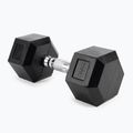 TREXO Hex HXD100 rubberised dumbbell 10 kg