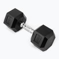 TREXO Hex HXD100 rubberised dumbbell 10 kg 2