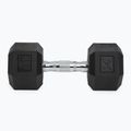 XTREXO Hex HXD100 rubberised dumbbell 10 kg 7