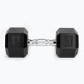 TREXO Hex HXD100 rubberised dumbbell 10 kg 4