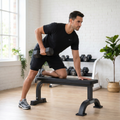 XTREXO Hex HXD100 rubberised dumbbell 10 kg 4