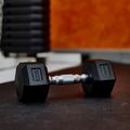 TREXO Hex HXD50 5 kg rubberised dumbbells 6