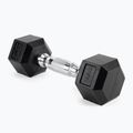 TREXO Hex HXD25 rubberised dumbbell 2.5 kg