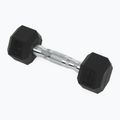 XTREXO Hex HXD25 rubberised dumbbell 2.5 kg