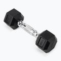 TREXO Hex HXD25 rubberised dumbbell 2.5 kg 2