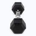 TREXO Hex HXD25 rubberised dumbbell 2.5 kg 3