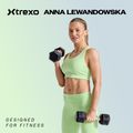 XTREXO Hex 30 kg rubberised dumbbell 2