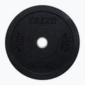 TREXO Olympic bumper weight black TRX-BMP025 25 kg 2