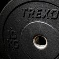 TREXO Olympic bumper weights black TRX-BMP010 10 kg 6