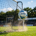 OneTeam One football goal 300 x 200 cm galvanized steel white/black 8