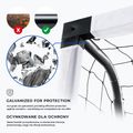 OneTeam One football goal 300 x 200 cm galvanized steel white/black 3