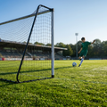 OneTeam One football goal 300 x 200 cm galvanized steel white/black 10