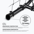 OneTeam One football goal 300 x 200 cm galvanized steel white/black 16