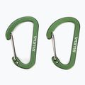 Salewa Flat Wiregate carabiners 2 pcs. green 00-0000034103
