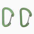 Salewa Flat Wiregate carabiners 2 pcs. green 00-0000034103 2