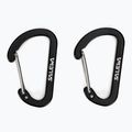 Salewa Flat Wiregate carabiners 2 pcs. black 00-0000034103