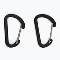 Salewa Flat Wiregate carabiners 2 pcs. black 00-0000034103 2