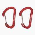 Salewa Flat Wiregate carabiners 2 pcs. orange 00-0000034103