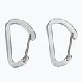 Salewa Flat Wiregate carabiners 2 pcs. grey 00-0000034103 2