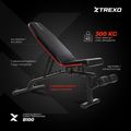 XTREXO B100 training bench black 5