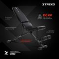 TREXO B200 training bench black 4