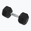 XTREXO Hex 12.5 kg rubberised dumbbell