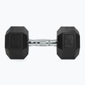 XTREXO Hex 12.5 kg rubberised dumbbell 7