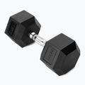 TREXO Hex 17.5 kg rubberised dumbbell 5