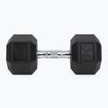 XTREXO Hex 17.5 kg rubberised dumbbell 7