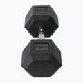 XTREXO Hex 22.5 kg rubberised dumbbell 4