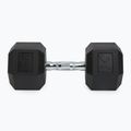 XTREXO Hex 22.5 kg rubberised dumbbell 7