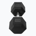 XTREXO Hex 27.5 kg rubberised dumbbell 3