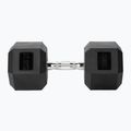 XTREXO Hex 27.5 kg rubberised dumbbell 4