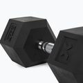 XTREXO Hex 27.5 kg rubberised dumbbell 8