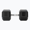 TREXO Hex 30 kg rubberised dumbbell 4