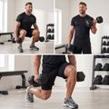 XTREXO Hex 30 kg rubberised dumbbell 5