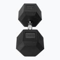 TREXO Hex 32.5 kg rubberised dumbbell 3