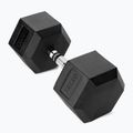 XTREXO Hex 35 kg rubberised dumbbell 3